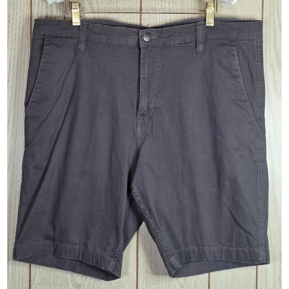 Volcom Mens Frickin Modern Stretch Chino Shorts Grey Size 36 A0902402